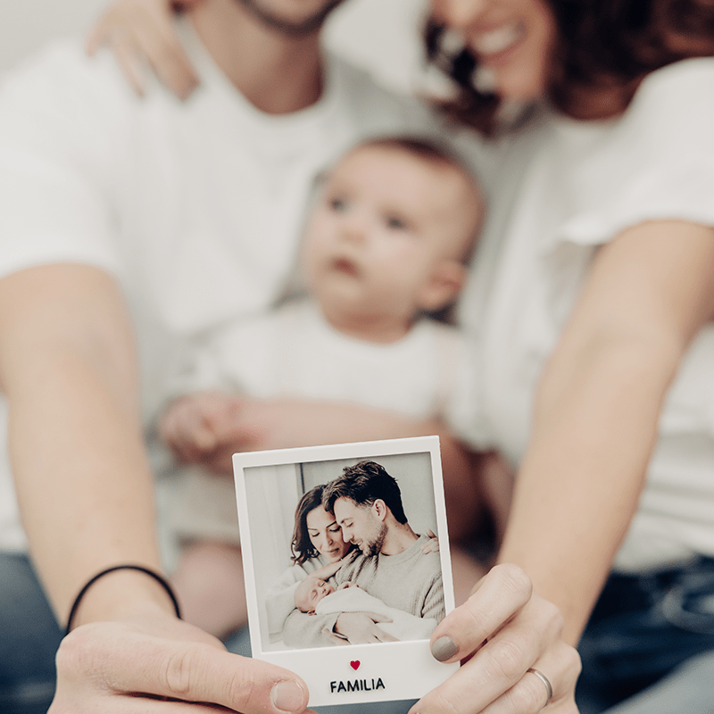 Marco Polaroid Imantado "Familia"