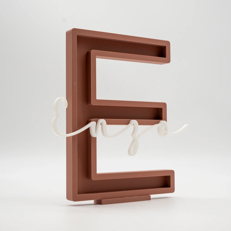 Letra personalizada Terracota