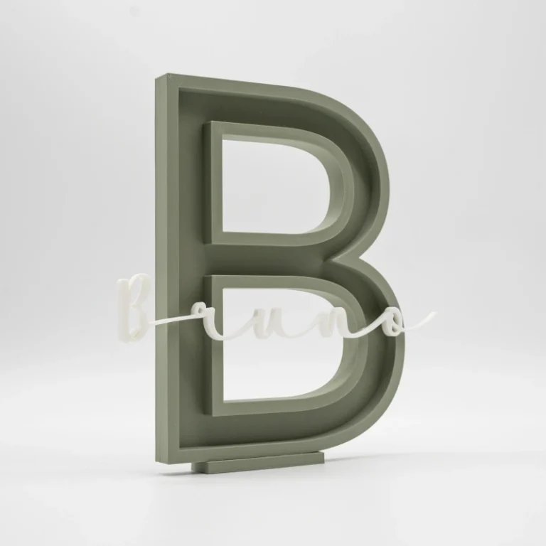 Letra personalizada Verde Empolvado