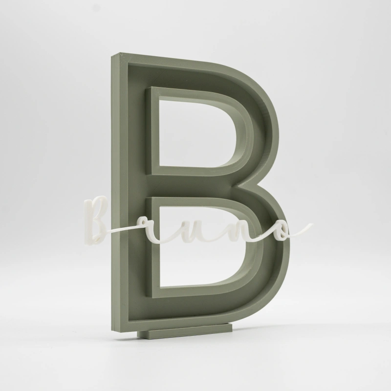 Letra personalizada Verde Empolvado