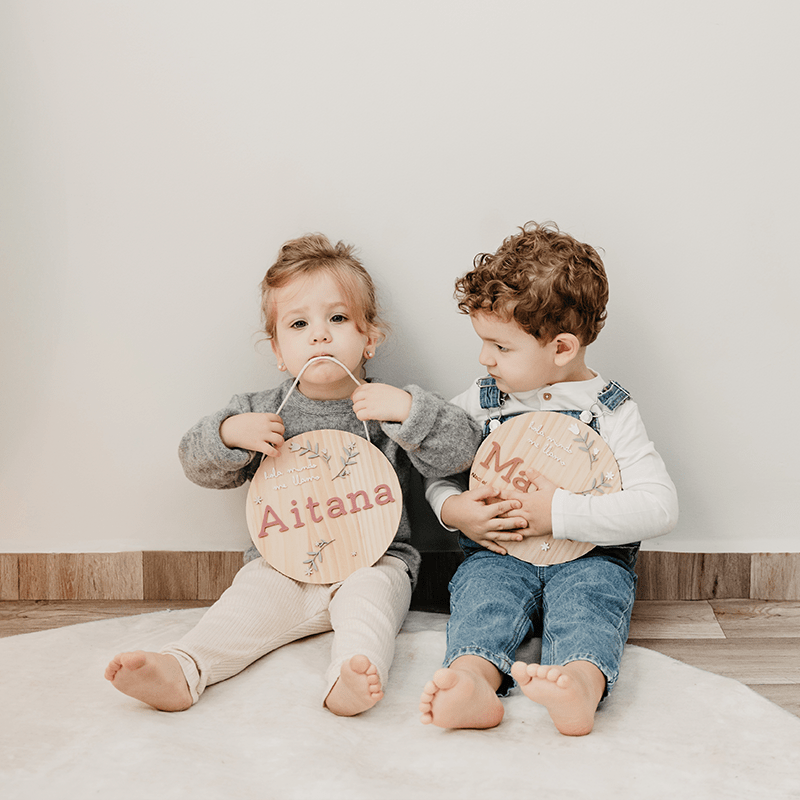 Cartel "Hola Mundo" Rosa