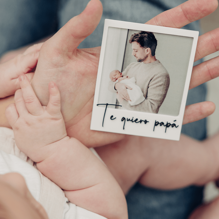 Marco Polaroid Imantado "Te quiero papá"