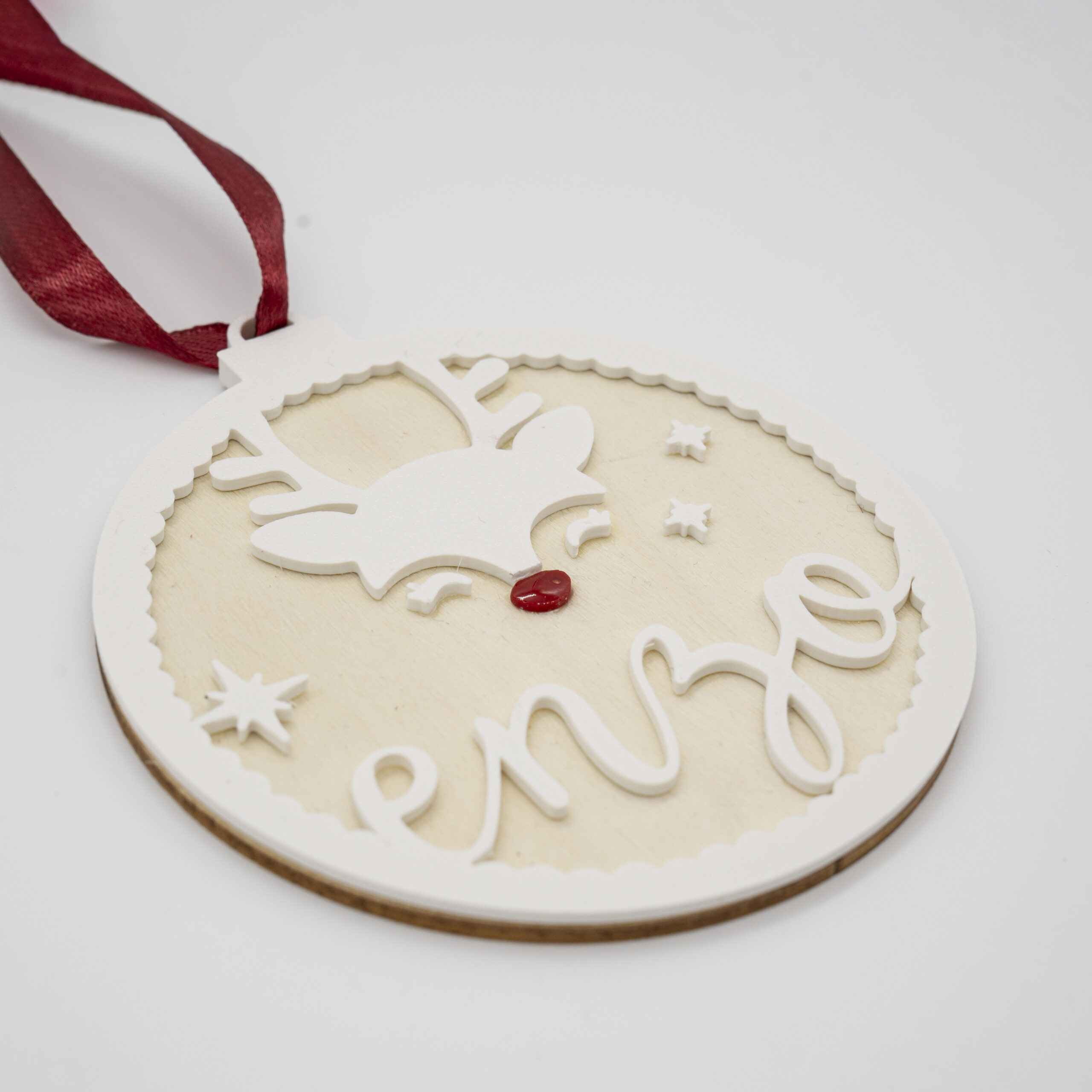 Adorno NavideÃ±o "Reno" Blanco