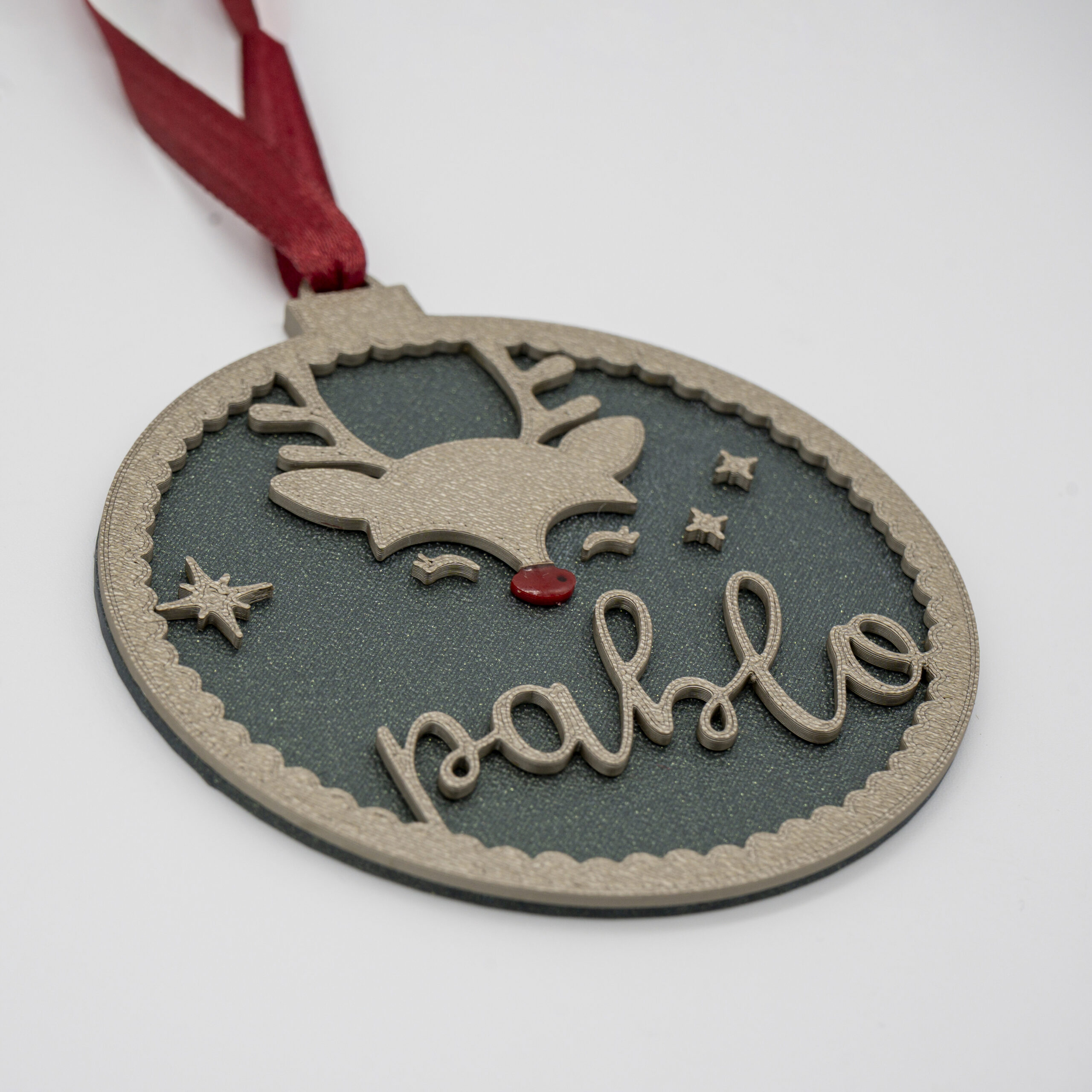 Adorno NavideÃ±o "Reno" Verde