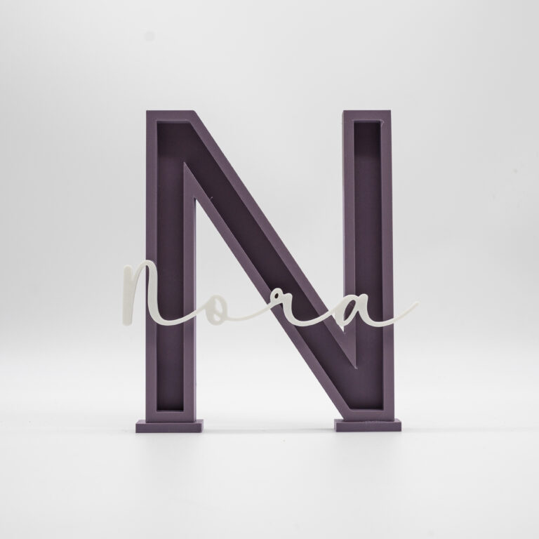 Letra personalizada Morado