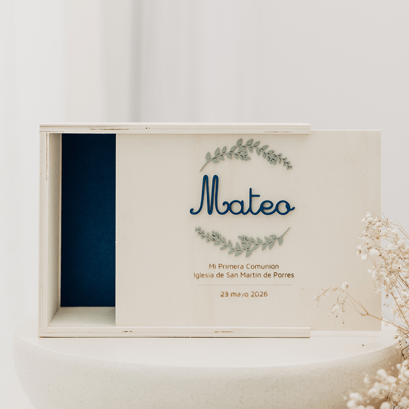 Caja para Eventos Azul Marino