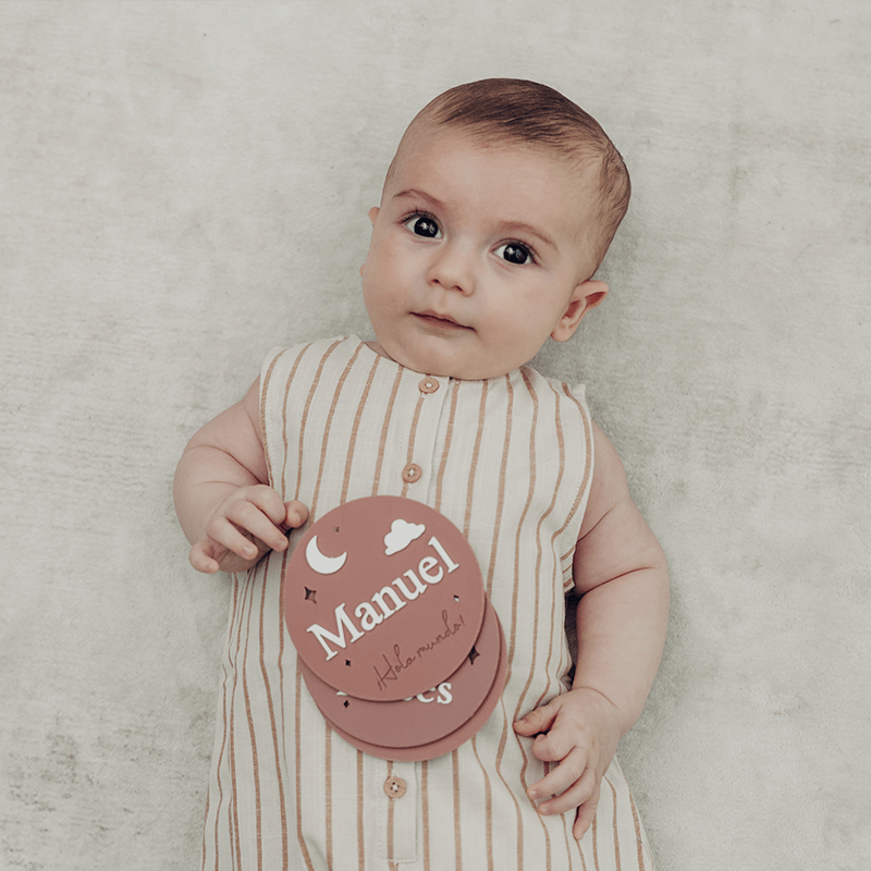 Milestone personalizado Terracota