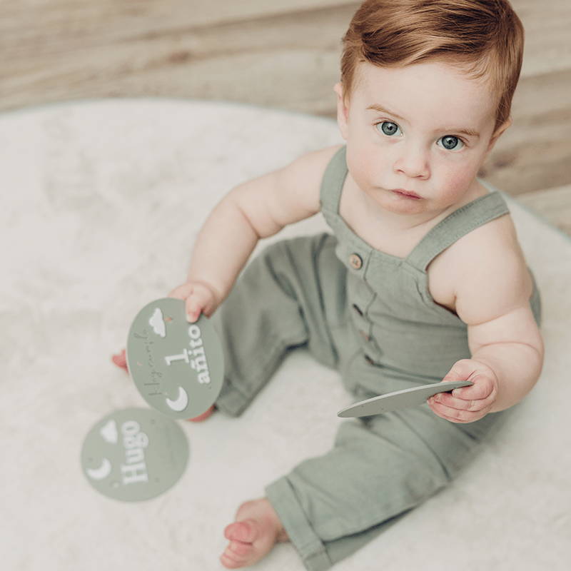 Milestone personalizado Verde Empolvado